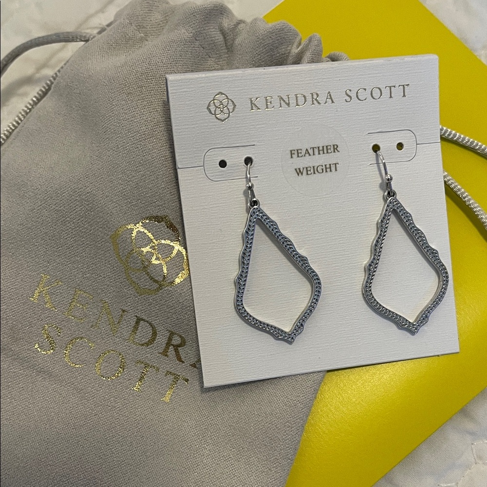 Kendra Scott Sophia Silver Drop Earrings